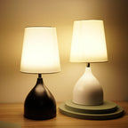LED Table Lamp - Elegant Solid Wood Design for Bedroom & Desk Use 1