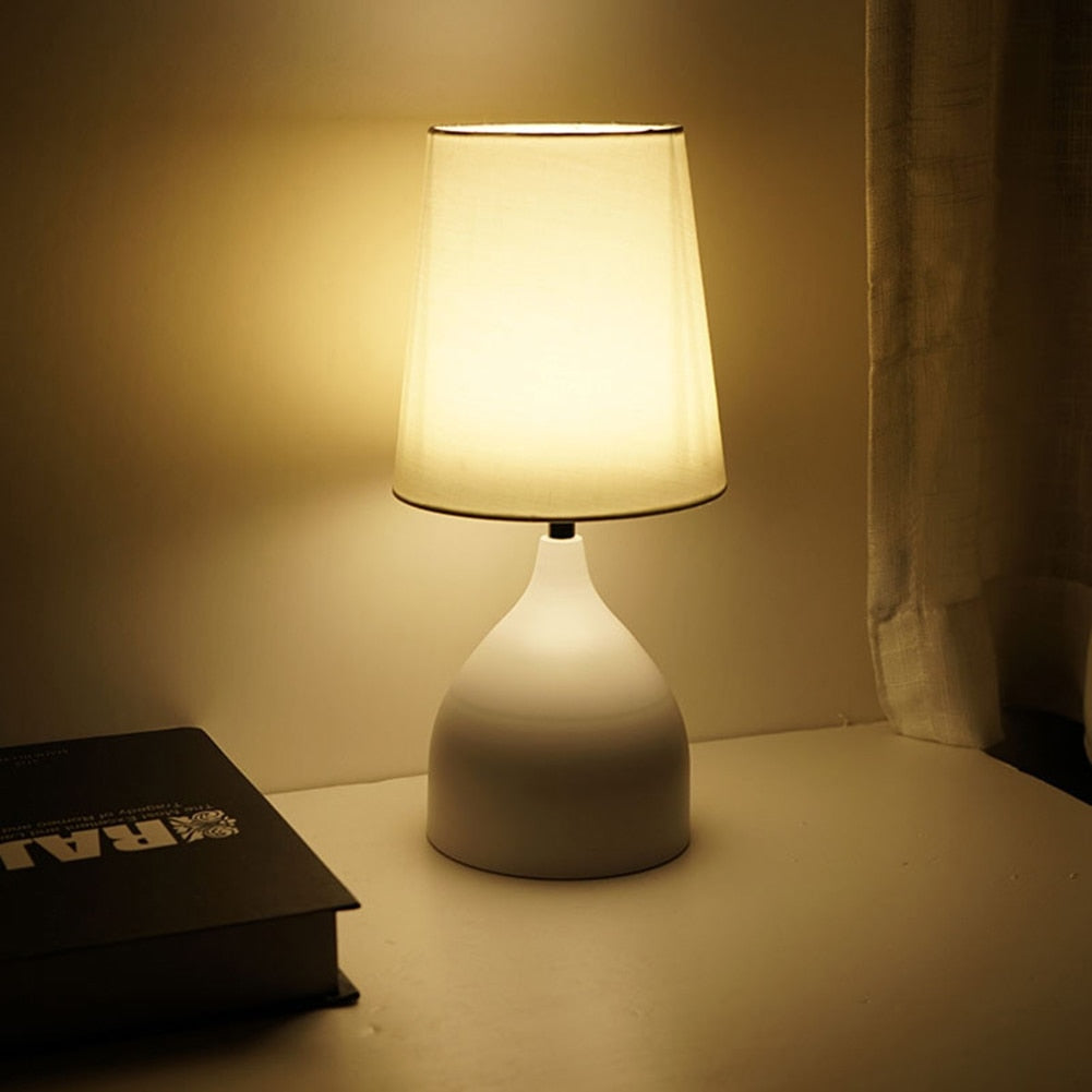 LED Table Lamp - Elegant Solid Wood Design for Bedroom & Desk Use 6