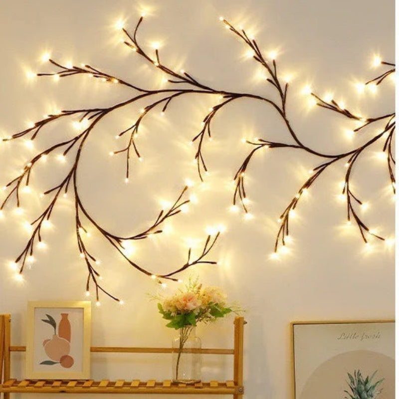 LED Table Lamp - Warm Ambient Light with Flexible Rattan Design 2