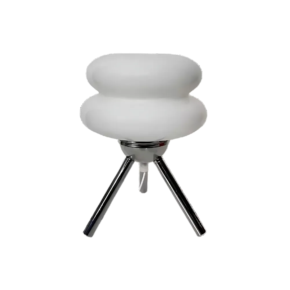 LED Tripod Table Lamp - Sculptural Design for Bedside and Desk Use 0