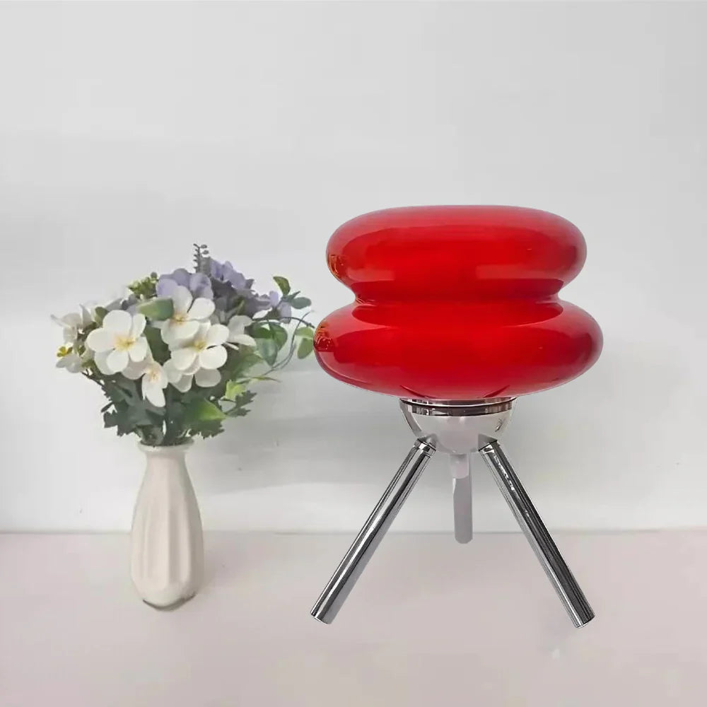 LED Tripod Table Lamp - Sculptural Design for Bedside and Desk Use 6