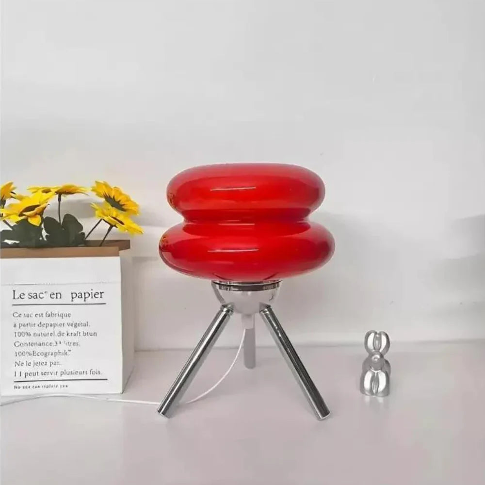 LED Tripod Table Lamp - Sculptural Design for Bedside and Desk Use 8