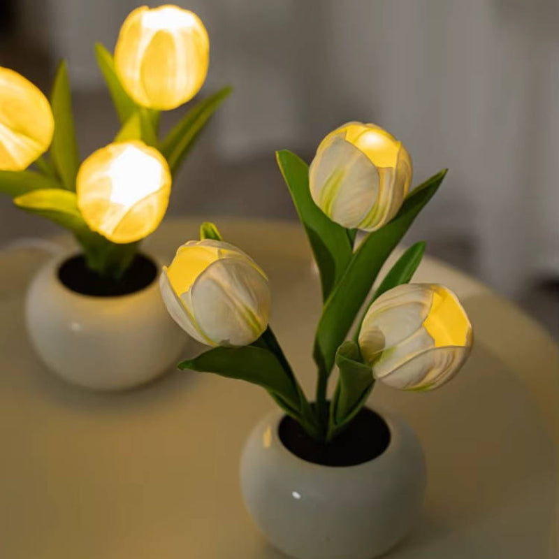 LED Tulip Night Light - Color Changing Ambiance for Cozy Spaces 4