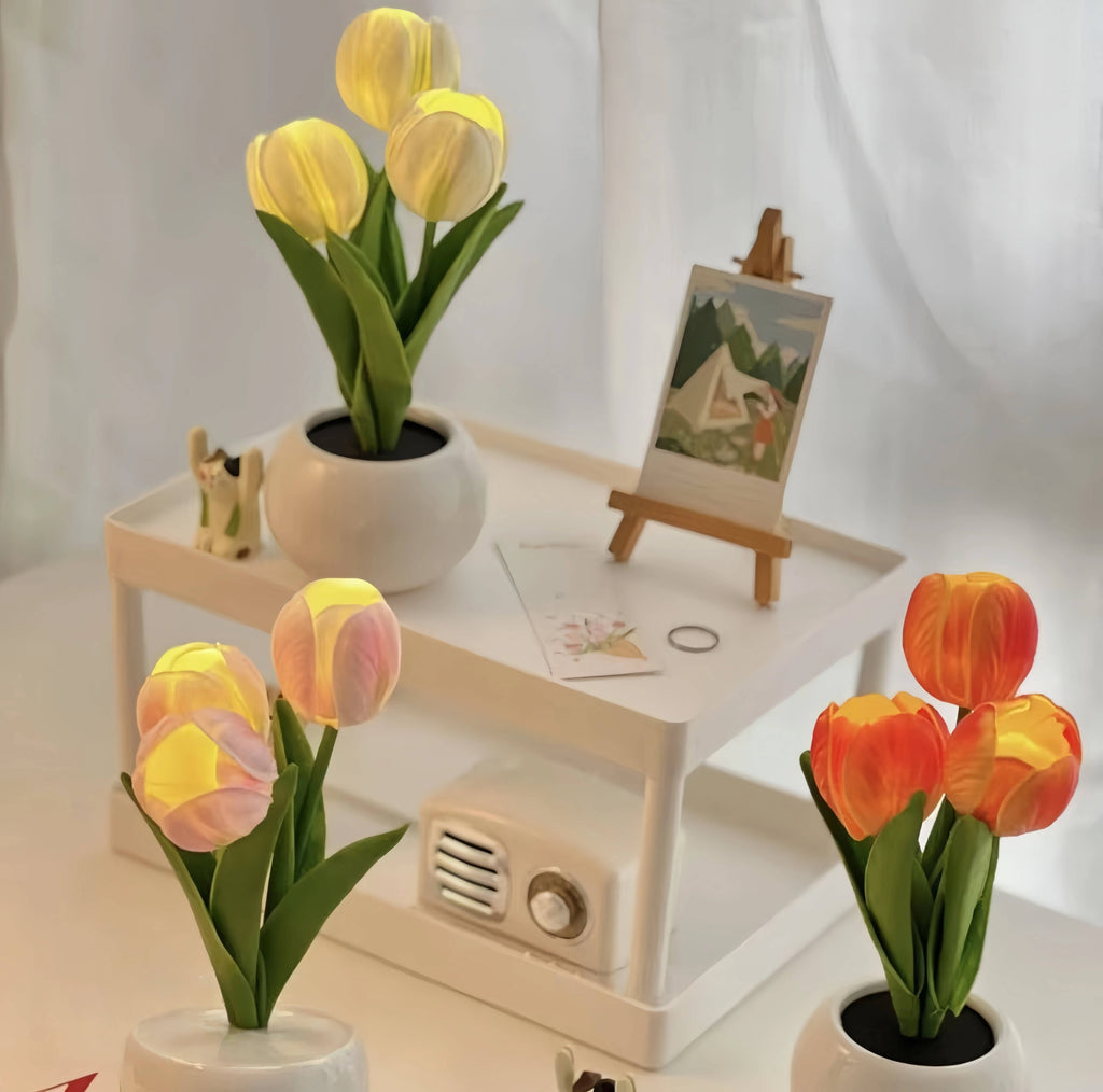 LED Tulip Night Light - Color Changing Ambiance for Cozy Spaces 7