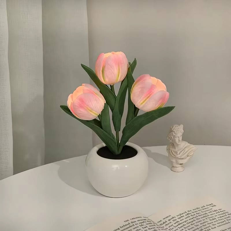 LED Tulip Night Light - Color Changing Ambiance for Cozy Spaces 8
