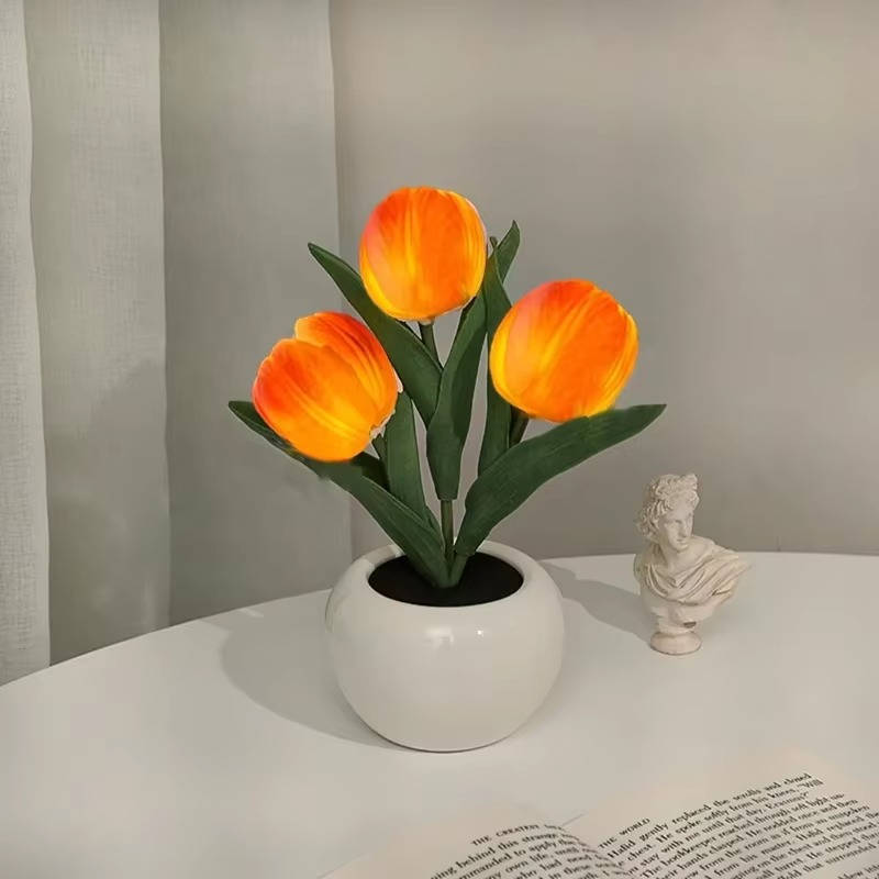 LED Tulip Night Light - Color Changing Ambiance for Cozy Spaces 9