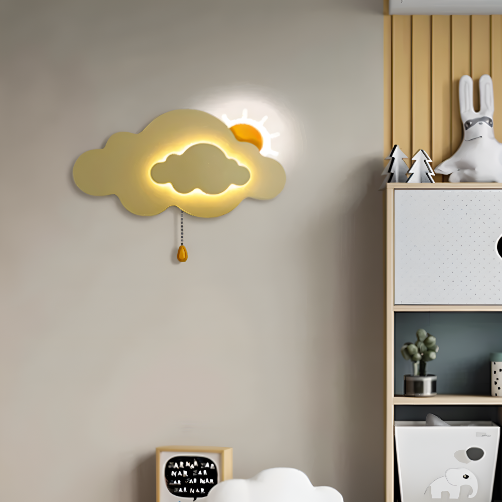 LED Wall Lamp - Soft Cloud & Sunlight Wall Lights for Kids 1