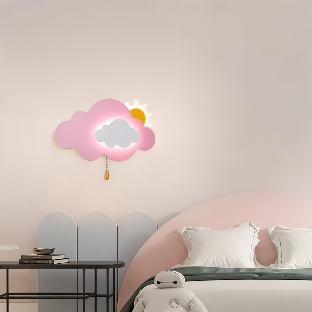 LED Wall Lamp - Soft Cloud & Sunlight Wall Lights for Kids 7