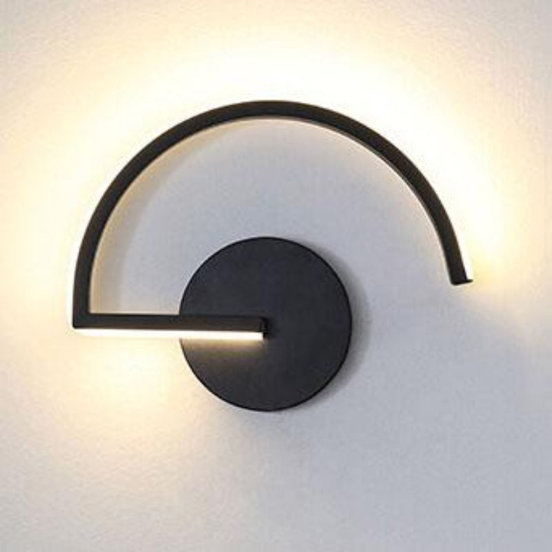 LED Wall Sconce - Modern Curved Design, Energy-Efficient Lighting 1