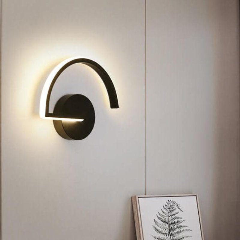 LED Wall Sconce - Modern Curved Design, Energy-Efficient Lighting 2