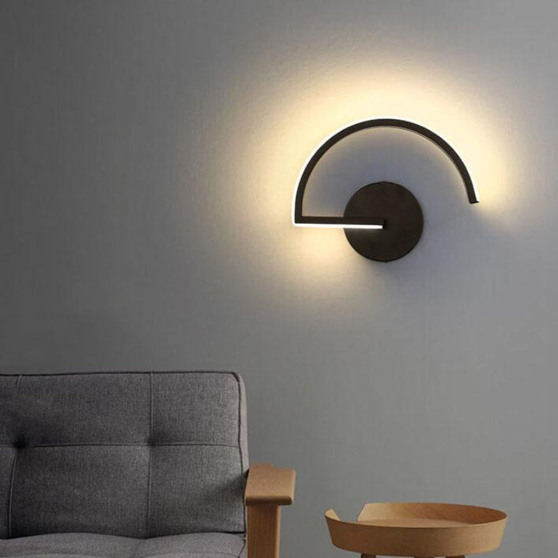 LED Wall Sconce - Modern Curved Design, Energy-Efficient Lighting 5