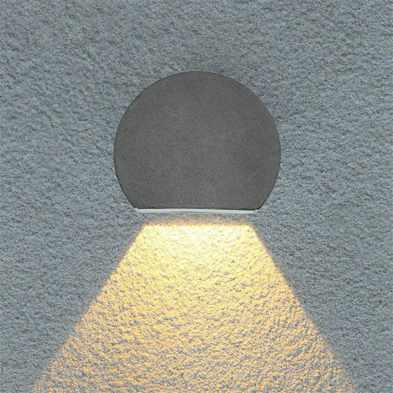 LED Wall Sconce Lighting - Modern Aluminum and Borosilicate Glass Wall Lamp with Warm White Light 2