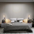 LED Wall Sconce Lighting with Adjustable Book Light for Bedroom and Hotel – Modern Design in Black and White 8