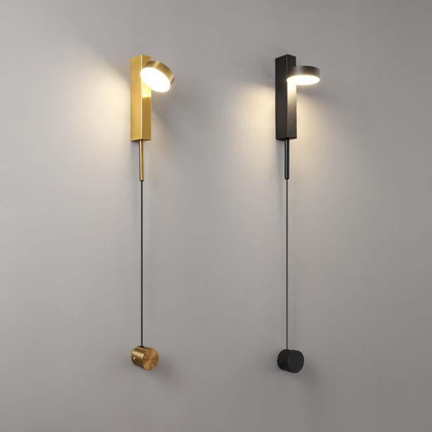 LED Wall Sconce, Rotating Head, Iron and Acrylic, Wall Mounted 3