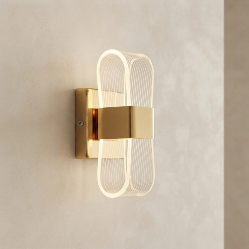 LED Wall Sconce Warm Ambient Lighting for Modern Decor 01