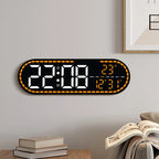 Large LED Digital Wall Clock - Time, Temperature & Date Display 1