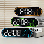 Large LED Digital Wall Clock - Time, Temperature & Date Display 4