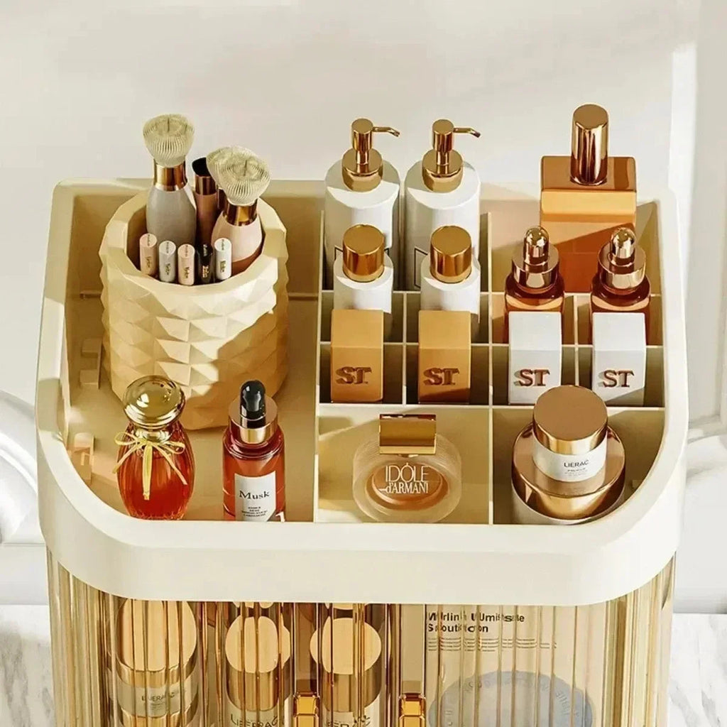 Large Makeup Organizer Box - Spacious Vanity Organizer with Drawer 2