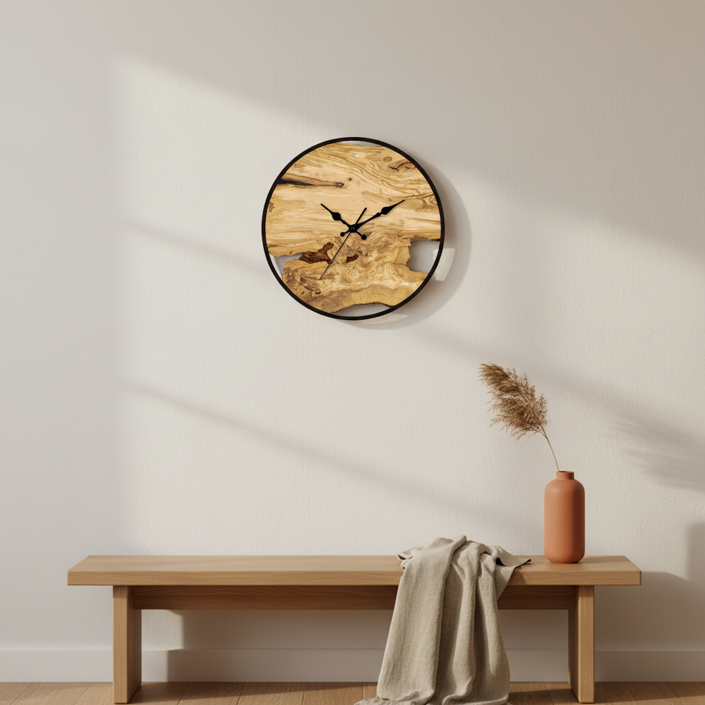 Large Modern Wall Clock - Minimalist Design with Quartz Precision 30cm 1
