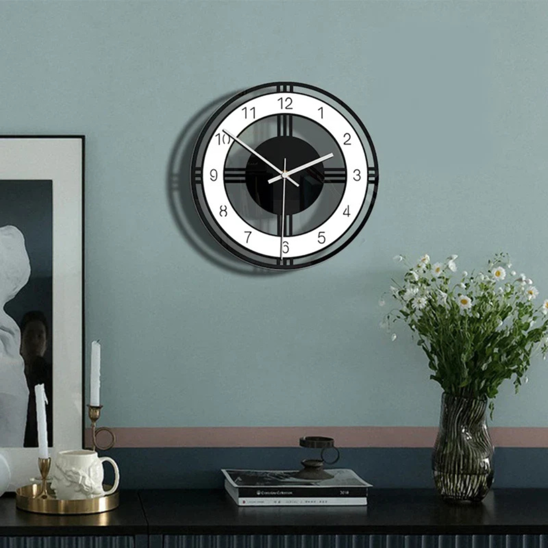 Large Modern Wall Clock - Quiet Quartz Movement & Easy Read Design 3