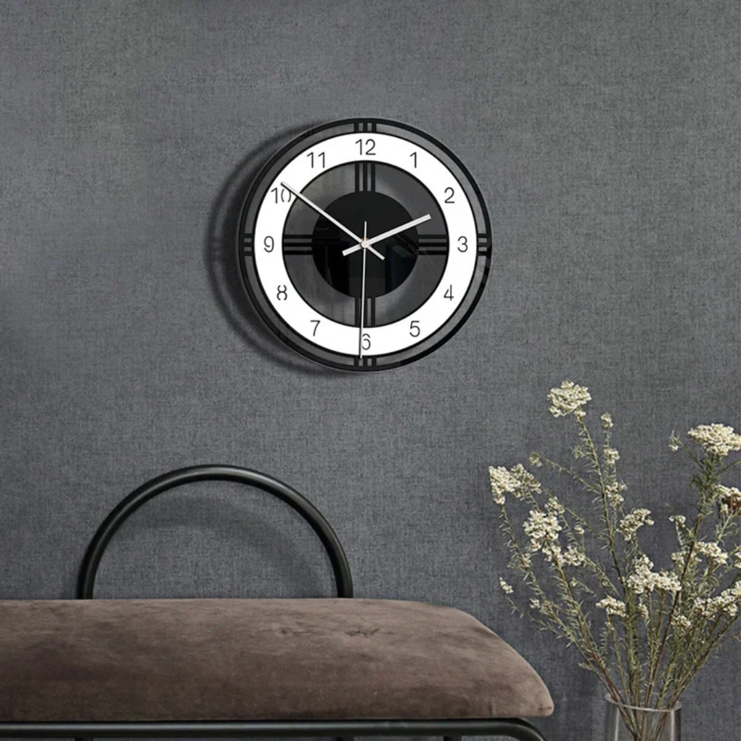 Large Modern Wall Clock - Quiet Quartz Movement & Easy Read Design 5