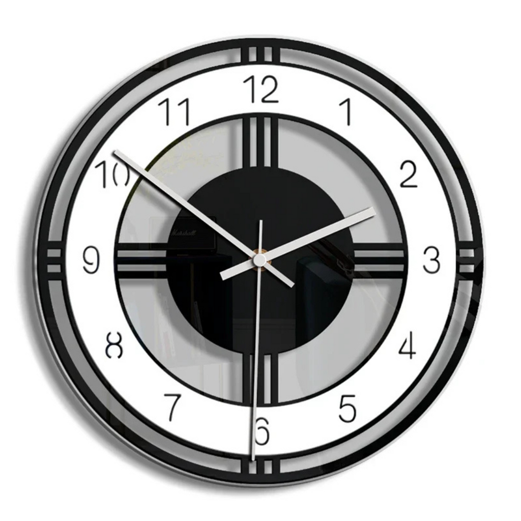 Large Modern Wall Clock - Quiet Quartz Movement & Easy Read Design 6