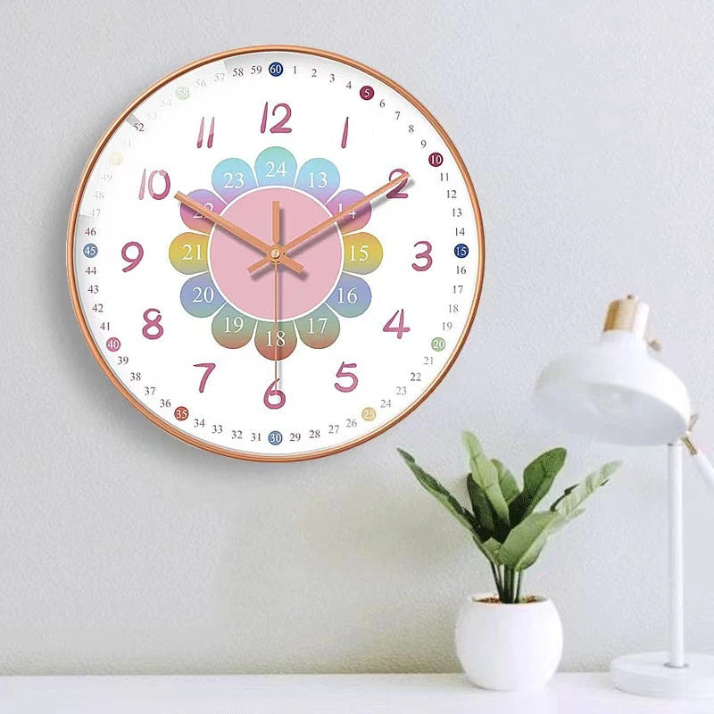 Learning Clock - Engaging Time Teaching Tool for Kids' Rooms 0