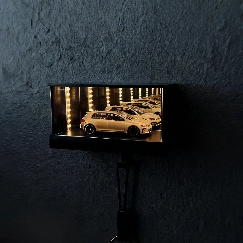Light-Up Keychain with Motion Sensor & Infinite Mirror Effect 4