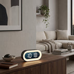 Light Alarm Clock with Sunrise Simulation, LED Display and USB-C 4