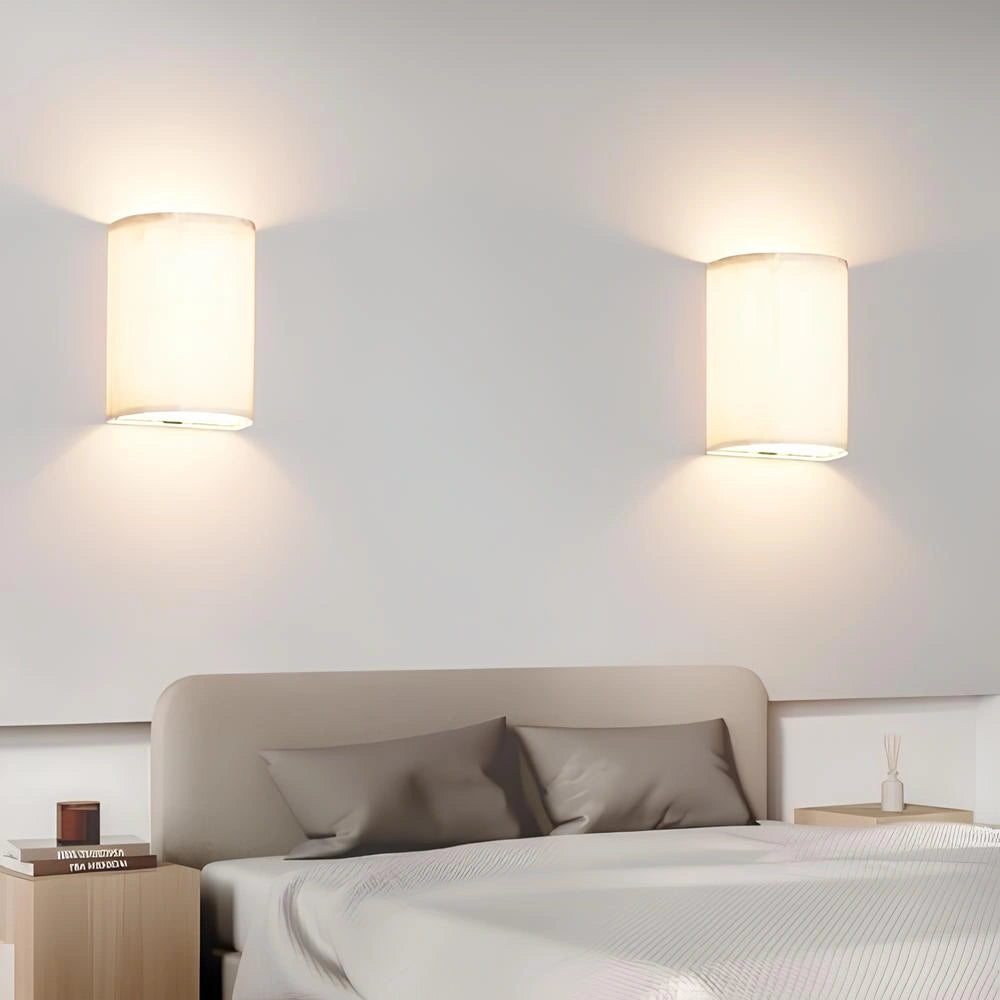Linen Glow Wall Light – Dimmable Rechargeable LED Light with Remote Control and 13 Color Options 5