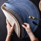 Linen Placemats Set - Stylish Table Mats for Easy Care & Protection 3