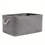 Linen Storage Basket - Eco-Friendly & Durable Organization Solution 8