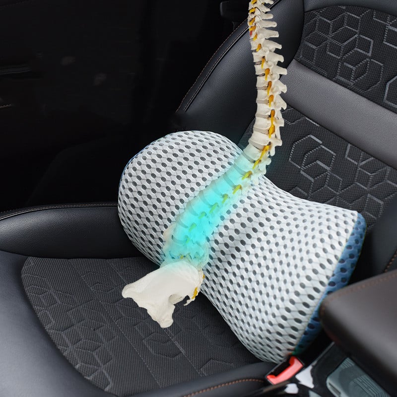 Lumbar Support Pillow - Ergonomic Back Pain Relief for Chair & Car 4
