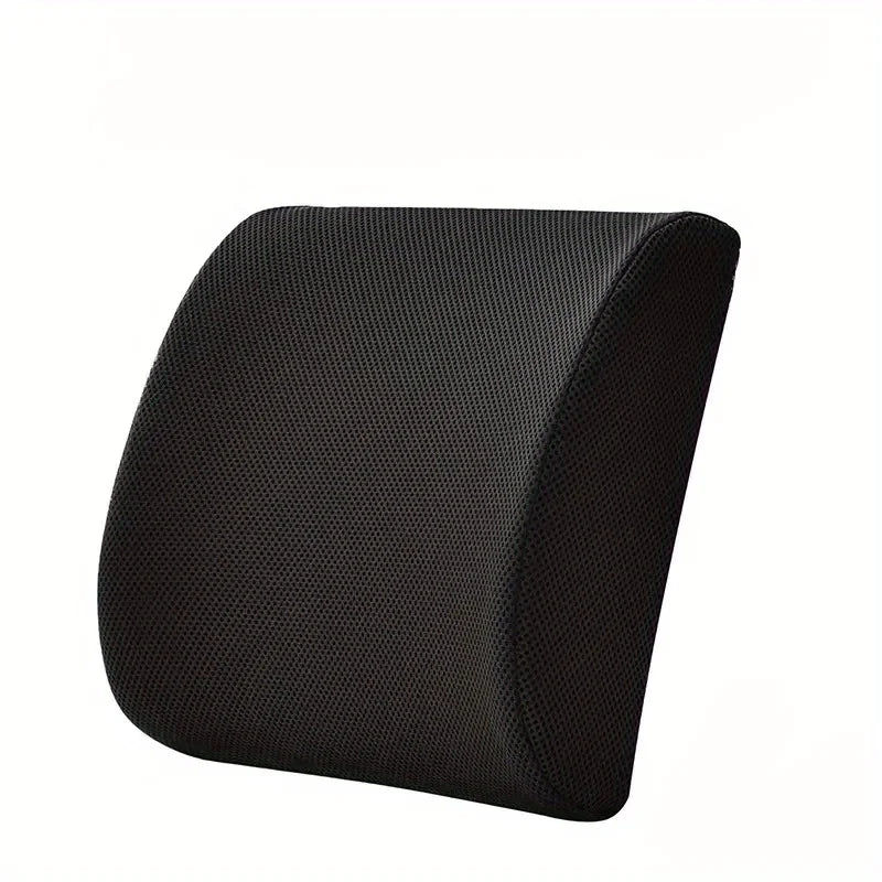 Lumbar Support Pillow - Ergonomic Memory Foam Back Support for Chair & Car 0