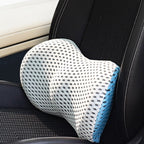 Lumbar Support Pillow - Ergonomic Memory Foam Cushion for Office Chair 0
