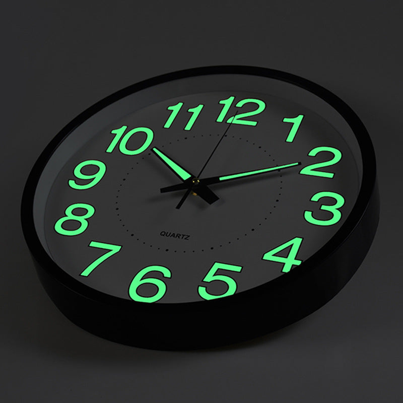 Luminous Wall Clock - Modern Decor with Easy Readability & Metal Frame 3