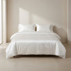 Luxury Silk Bedding Set, Hypoallergenic, Temperature Regulating, Available in Twin, Full, Queen, King Sizes