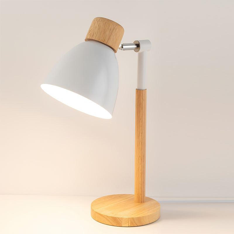 Macaroon Wood Table Lamp - Stylish Illumination for Bedroom & Desk 0