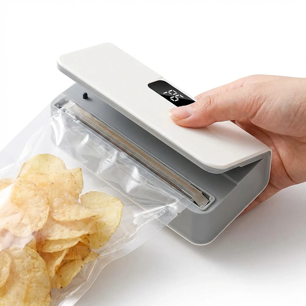 Magnetic Mini Sealer - Effortlessly Keep Snacks Fresh 1