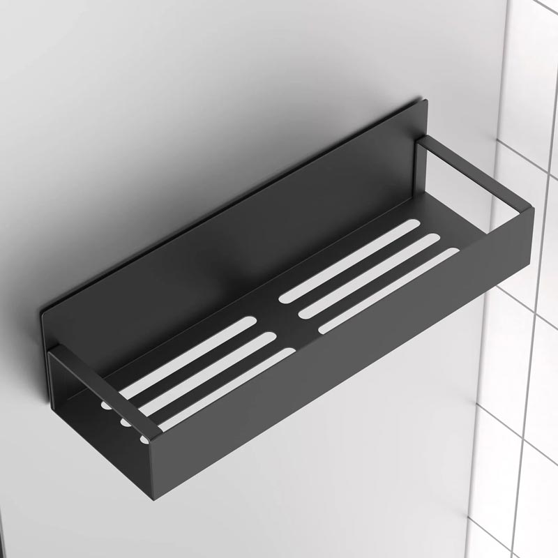 Magnetic Spice Organizer Carbon Steel Black with Accessory Hooks 7
