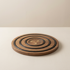 Magnetic Wood Trivet for Hot Dishes and Pans – Heat-Resistant Acacia with Non-Slip Grip for Safe Cookware Handling