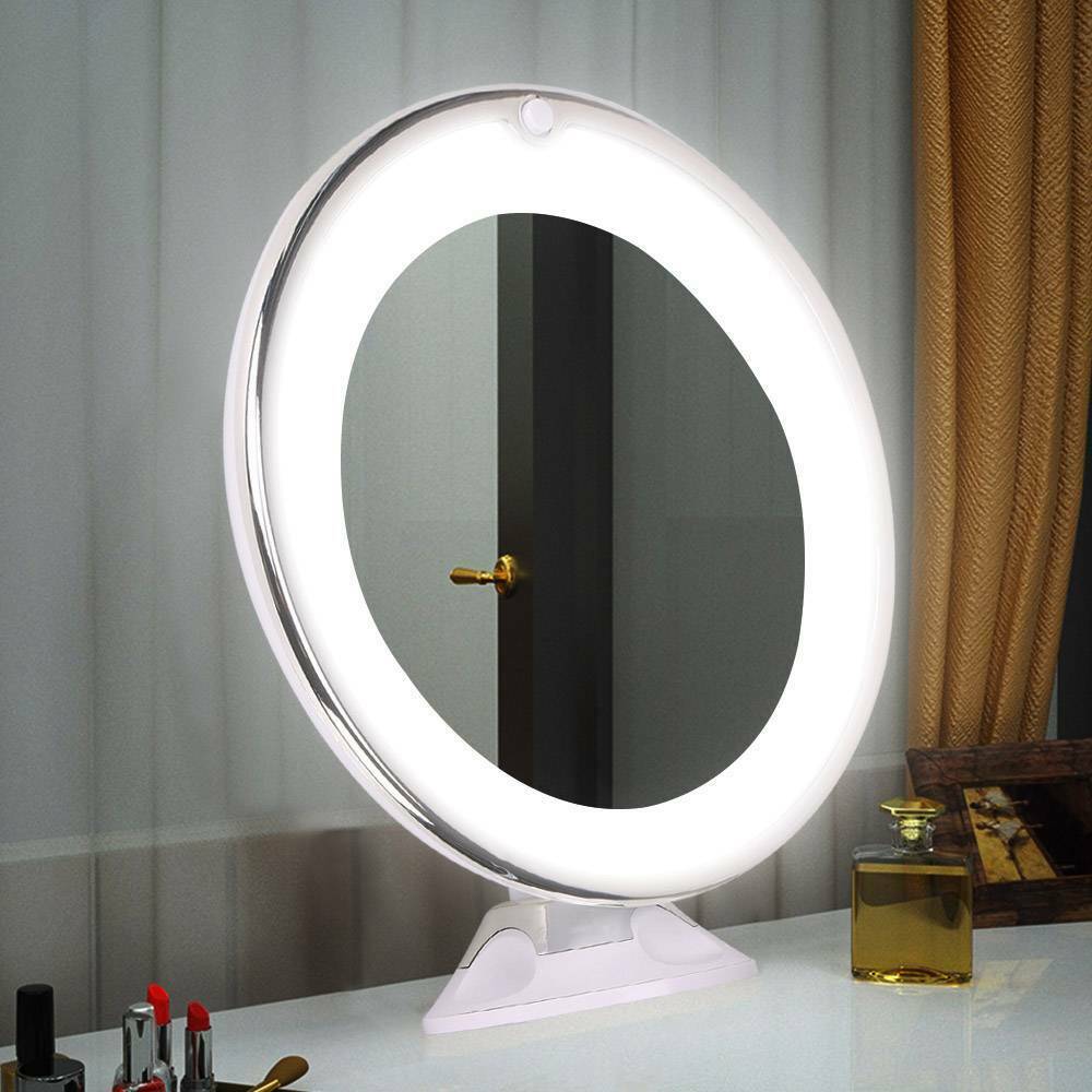 Makeup Mirror with Lights - 10x Magnification & Natural LED Illumination 3