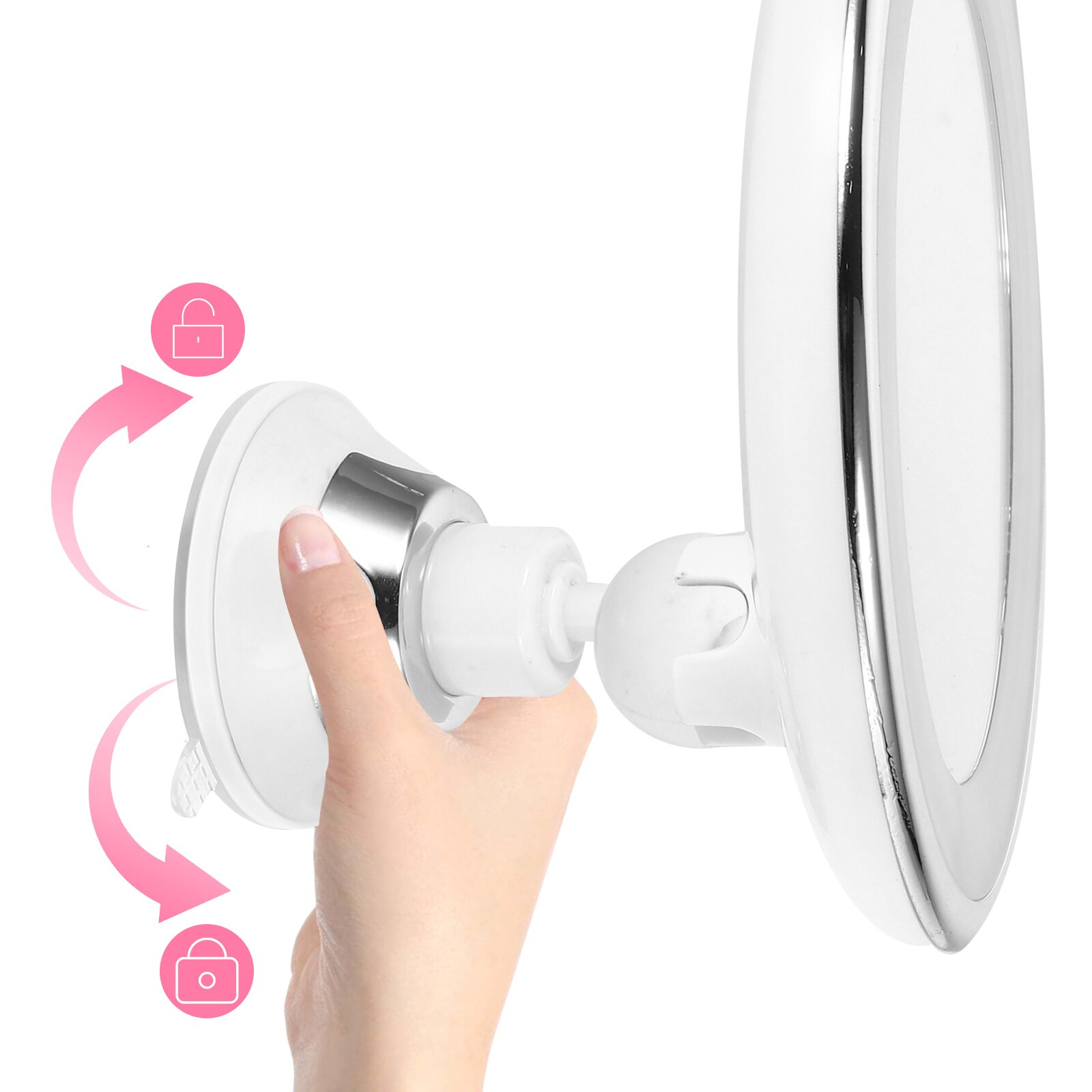 Makeup Mirror with Lights - 10x Magnification & Natural LED Illumination 4