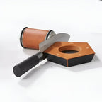 Manual Knife Sharpener - Diamond-Coated Wheel for Precision Control 0