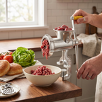 Manual Meat Grinder - Durable, Versatile Tool for Fresh Sausages & Meals 2