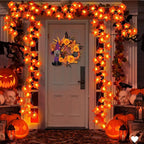 Maple Leaf String Lights - Warm LED Glow for Outdoor Fall Decor, 2M-6M 2
