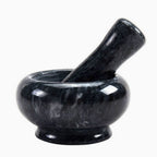 Marble Mortar and Pestle Set - Efficient Herb and Spice Grinder 0