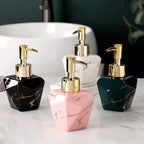 Marble Soap Dispenser - Elegant Design for Modern Bathrooms 1