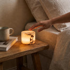 Marble Table Lamp - Rechargeable Cordless Design for Versatile Lighting 3