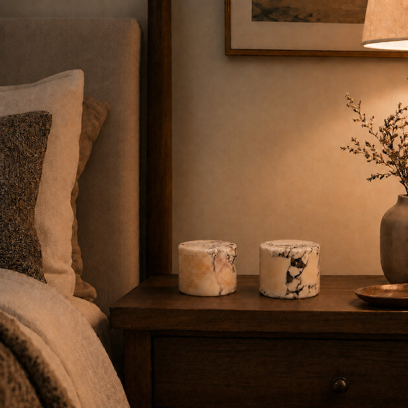 Marble Table Lamp - Rechargeable Cordless Design for Versatile Lighting 5